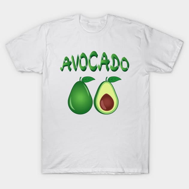 Avocado T-Shirt by IsmaSaleem